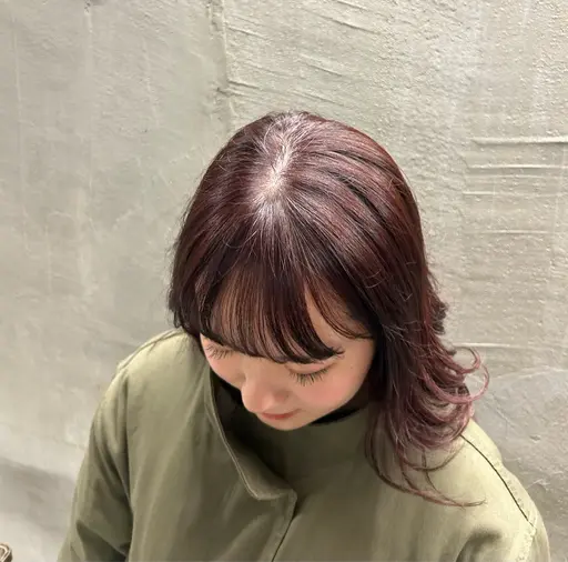 🫧前髪カット + ツヤカラー 🫧ケアトリートメント付き✨