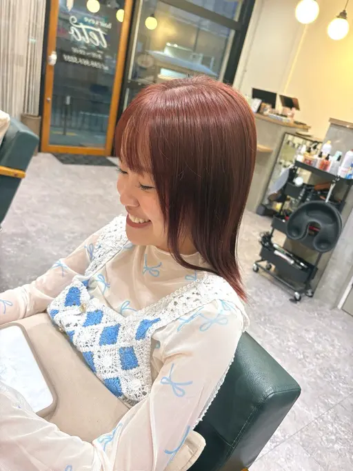 こだわりフルカラー🎀🧡（最高峰のケアカラー変更+1650）