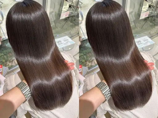 《自社人気👑No.1》髪質改善パールプラチナトリートメント🧴‎🫧‪