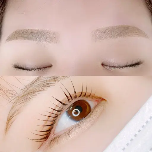 【ご新規様】セットでお得✨アイブロウスタイリング＋まつげパーマ（パリジェンヌラッシュリフトor似合わせパーマ）