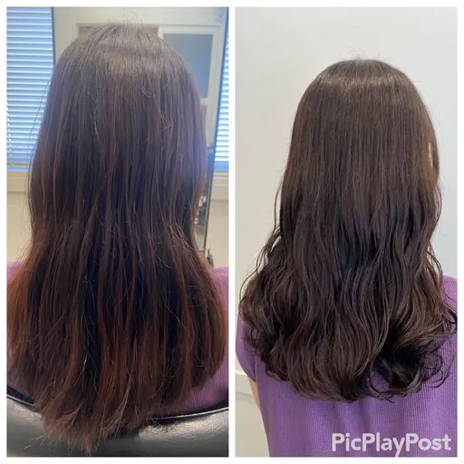 10​〜​20代限定✨縮毛矯正＋デジタルパーマ＋カット＋カラー＋髪質改善トリートメント✨癖があってもパーマをかけたい人へ✨