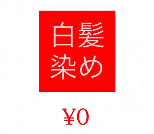 ⚠️無料⚠️白髪染め‼️必ず現在の髪状態のお写真を送ってください！！！