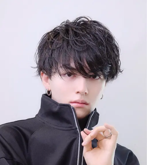 メンズカット+パーマ🌀+髪質改善トリートメント🔥