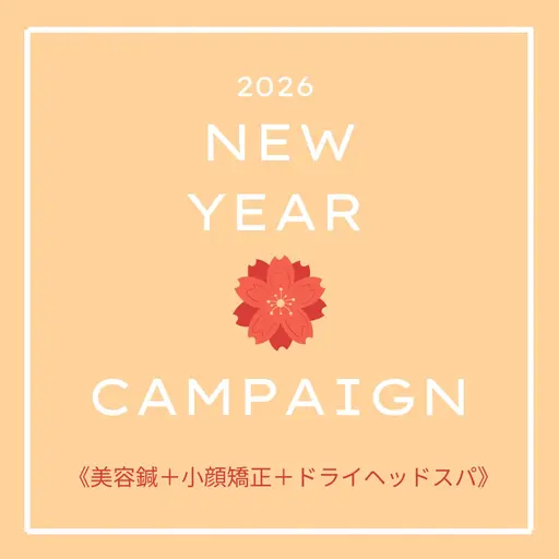 《🗣️当日限定🪡》美容鍼+小顔矯正+ドライヘッドスパ(60分)
