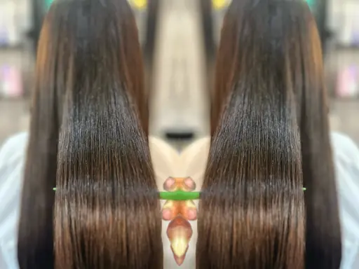 《♯髪にドラマを》🌟フルコース🌟髪質改善縮毛矯正➕リタッチカラー➕カット➕つるりんちょトリートメント付き🌟