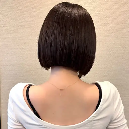 似合わせボブカット＋ワンカラー👩🏻🎀🤍