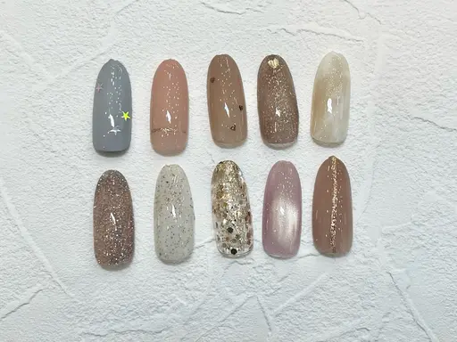 🤎2月限定🤎《オフ有🌺》ワンカラー＋選べるアート2本　90分