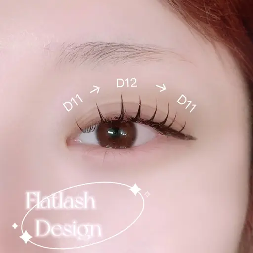 1月限定LEDマツエク100本🪽‪🤍フラットラッシュ