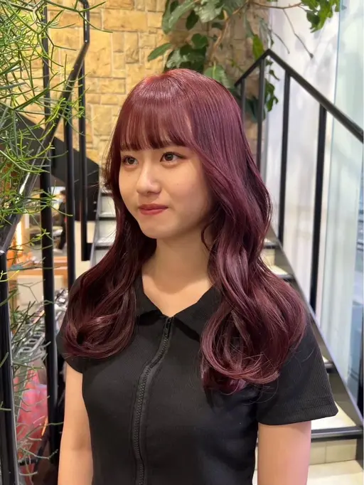 ワンカラー➕顔周りカット