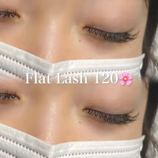 【2/16の来店限定🐰✨】LEDフラットラッシュ160〜180本まで付け放題☆オフ込み¥7980→¥5500