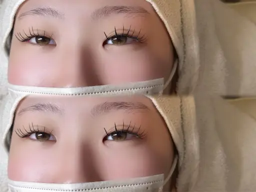 【🫧当日ご予約限定🫧】マツエク100本​〜​2450円​〜​‼️（毛質変更、本数変更🉑）