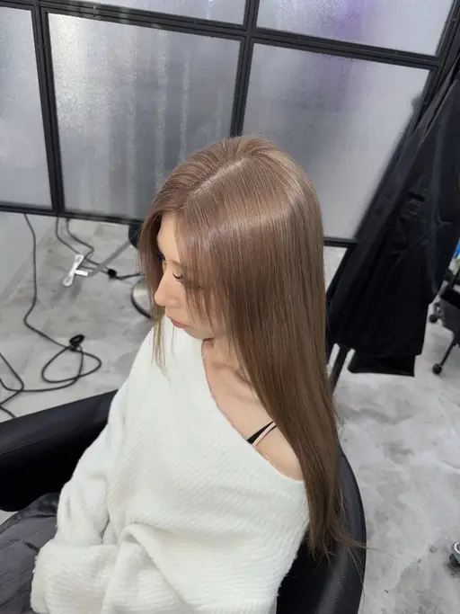 《新規》✨ミルクティーカラー限定✨エフェクトブリーチ＋ミルクティーカラー