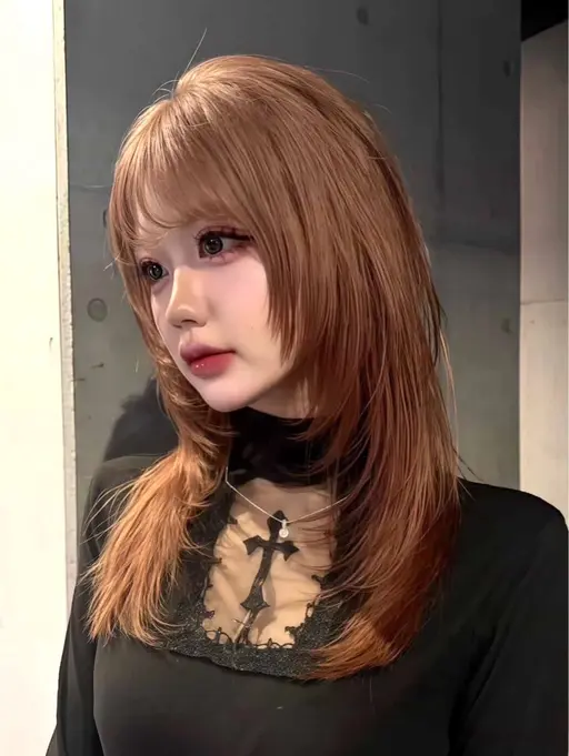 ✨韓国風✨【似合わせカット】＋【カラー】＋【補習TR】#顔周り#レイヤーカット