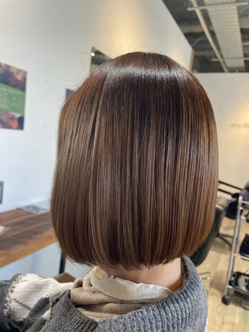 🥝ぱつっとボブ➕補正トリートメント✨