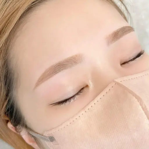 【似合わせ美眉/メイク時短】アイブロウwax +間引き（毛量調整） 　¥5500→