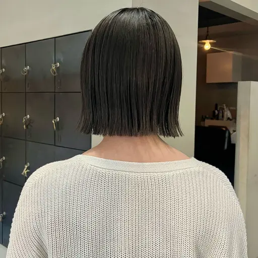 【50%off🫶🏻レディース限定】カット+透明感ヘアカラー+簡単トリートメント🫧ミニモ学割🤎