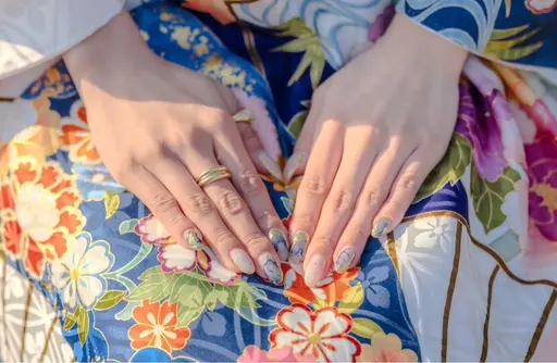 ㊗️成人㊗️【ミニモ限定】✨🎀長さ出し10本×フルアート🎀✨※オフなし※