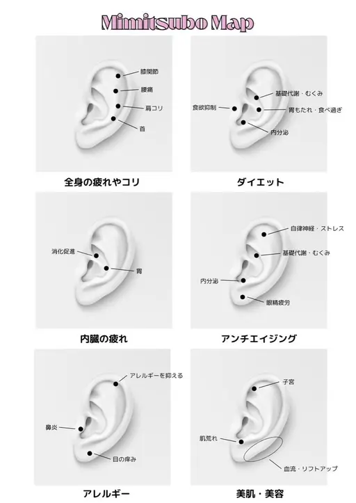 【ミニモ学割】👂🏻✨️耳つぼジュエリー《両耳10粒まで》💎
