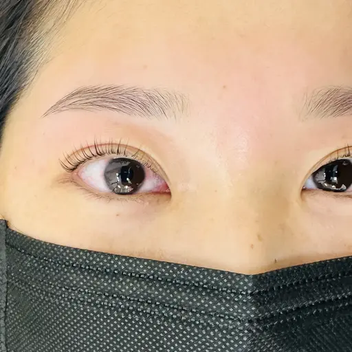 🌷【美眉スタイリング＋パリジェンヌラッシュ】　束感コーティング無料！　※毛量調整＋500円