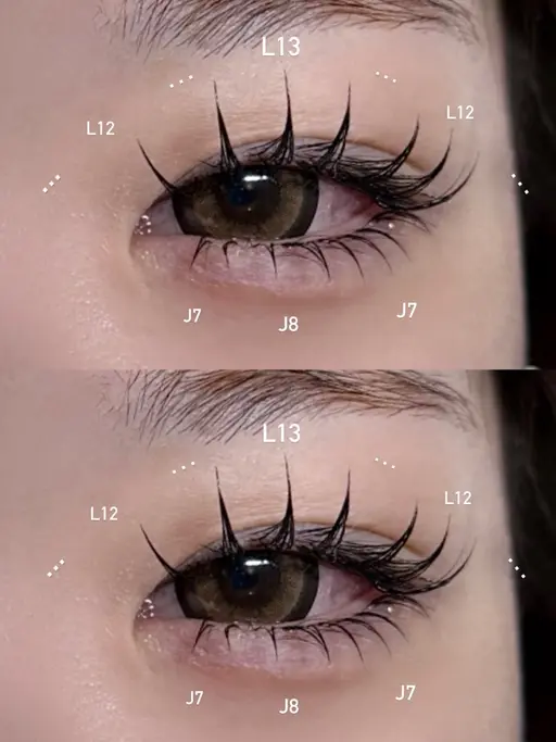 【3/19.12:30~限定！！】マツエク上下フラットラッシュ120･ダブルフラットラッシュ80束選択可🎀