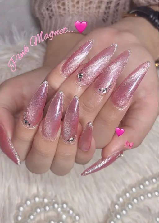 人気No.1✨チップ長さだしアートコース💜持ち込みデザインOK💗オフ無しの方はコチラ👇