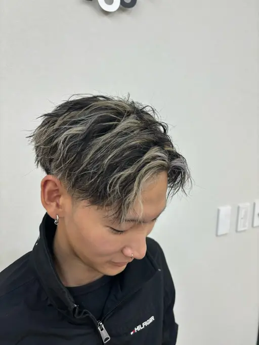 men'sカット　ダブルカラー