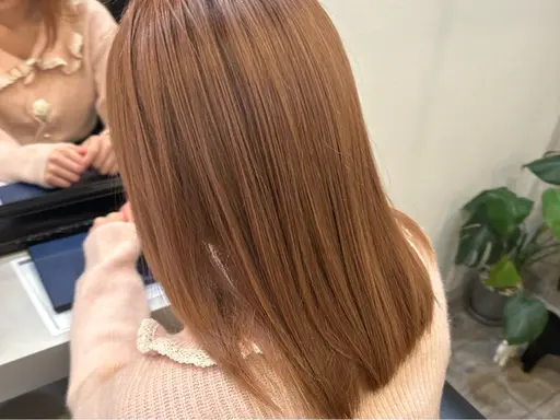 【ダメージを最小限に✨】酸性ストレート+トリートメント🪄ブリーチや縮毛矯正で傷んだ髪に🙆‍♀️