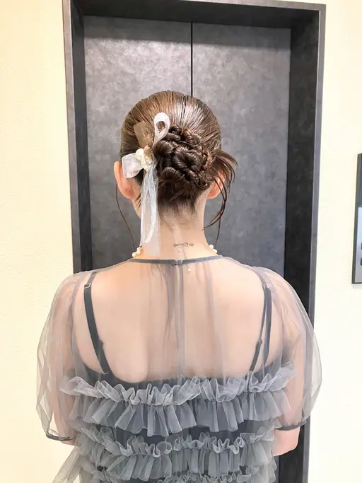 【人気No.1】お呼ばれヘアセット💐🤍ྀི