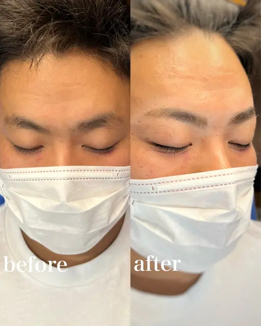 ▪️メンズのお客様限定❕24%OFF▪️眉毛ワックス脱毛＋眉カット🌫