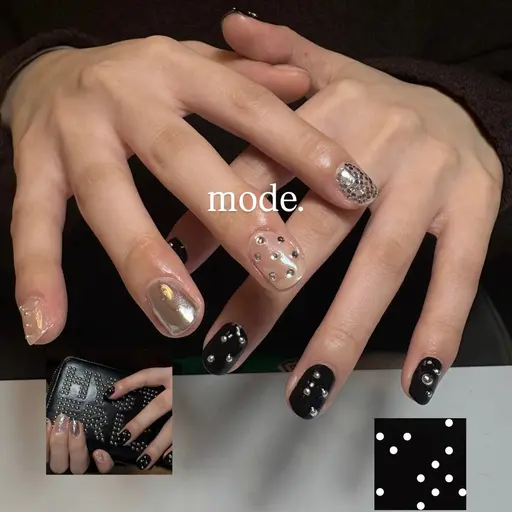 練習モデル様　オフなし　サンプルデザイン　　＊デザインはカラーやラメの種類変更可能‼︎