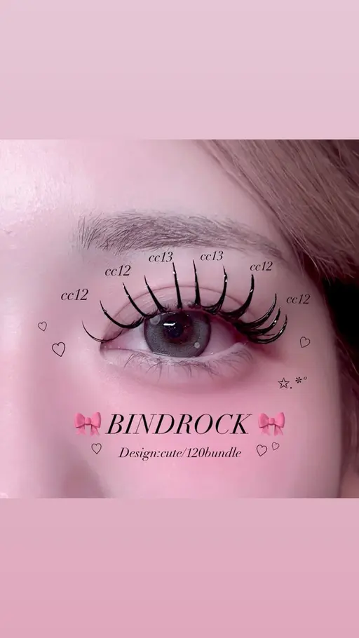 【✨濃さ×束感×高持続✨】🉐30%off⟡🎀バインドロック100束🎀アイパック➕コーティング仕上げ付き♡