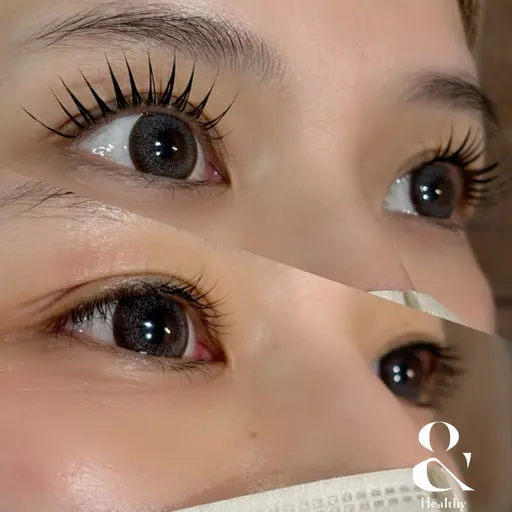 【最新エクパ】＆Healthyマツエク×パーマ☆フラット120本