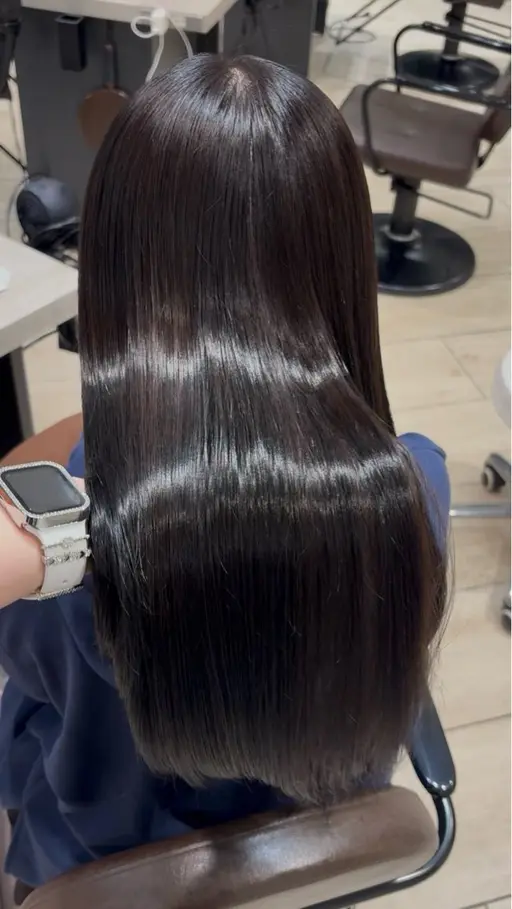 《23日限定★》🤍 レディースカット+透明感カラー + 2stepトリートメント ‎🤍