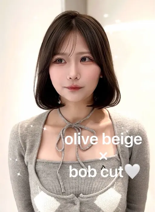 柔らかい🍰【似合わせボブカット+艶々カラー】🍰🪽