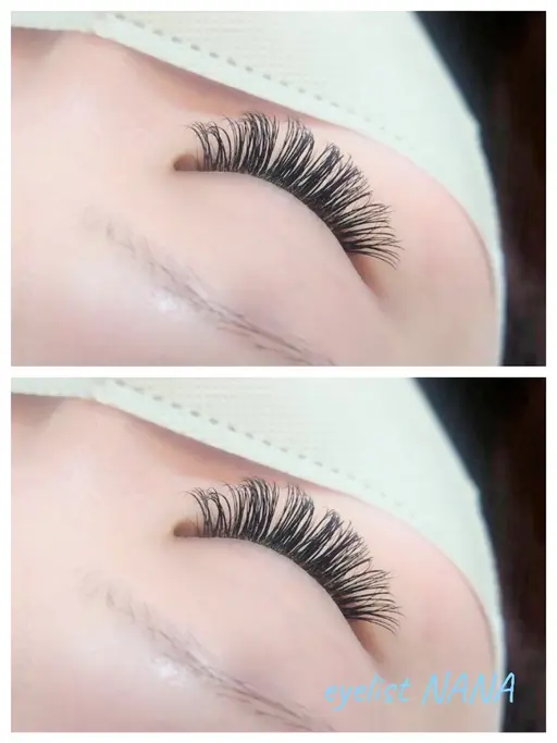 【高持続LEDマツエク】フラットラッシュ100本⚠️オフ可能🌷¥8，000▶¥5，500