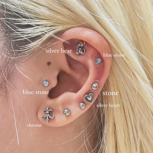 ✨🌙耳ツボjewelry🌙✨可愛いパーツつけ放題🪽