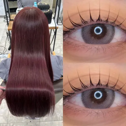 練習モデル🤍🫧ワンカラー&まつ毛パーマ🫧🤍【口コミサービスまつ毛パーマコーティング付き♪.＊°】