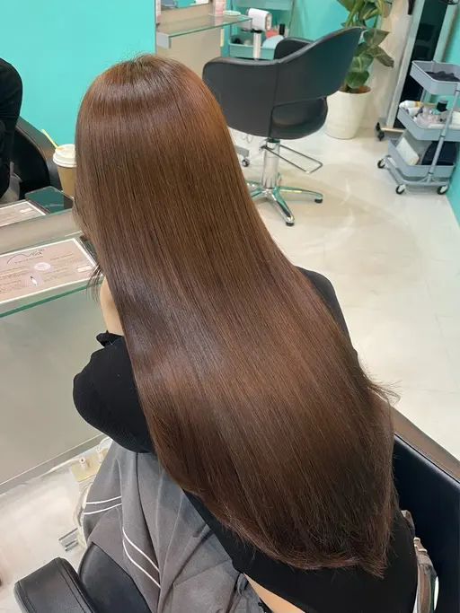 【🍫バレンタイン前にモテヘアー🍓⠀】カット+フルカラー+ 髪質改善トリートメント