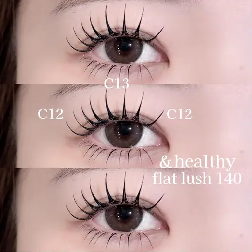 【上下エクステ①👗💖】上フラット100本or120本&下フラット40本まで※新規10分前ご来店