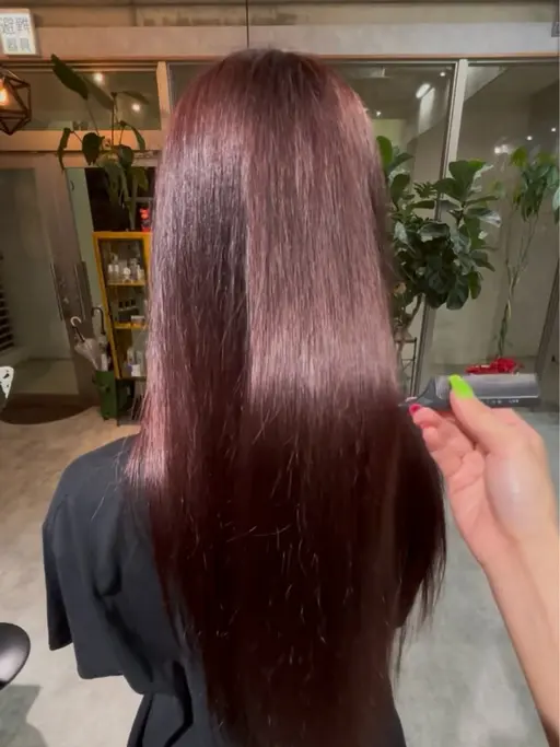 うる艶シングルフルカラー&最上級トリートメント✨