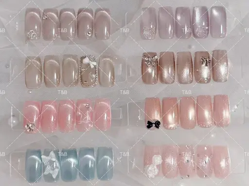 【春の限定・自爪】ちゅるきらワンホンデザイン￥7570 yen【ジェルオフ無料】