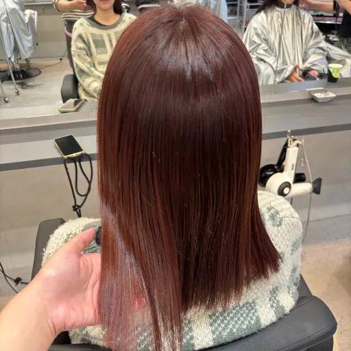 【ロング&ミディアム&ボブの方限定👩🏻💞】ワンカラー+カット✂️