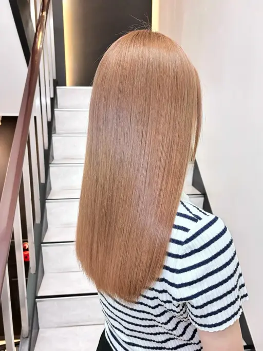 🎀ブリーチ毛でも出来る縮毛矯正＋カット🎀酸性ストレート、髪質改善
