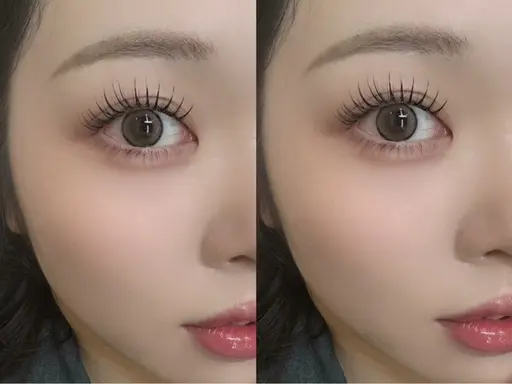 モチの良いLEDマツエク🫧／フラットラッシュ100本🪽✨