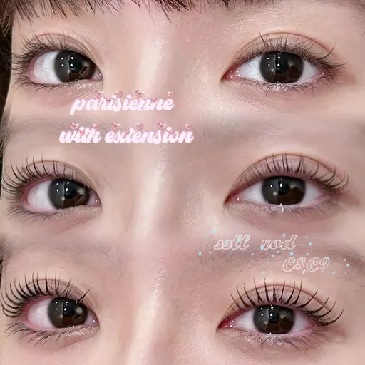 【1/29】⚠️オフなし⚠️パリエク100本​〜​120本🌙コーティング剤で束感仕上げ🌙撮影モデル募集📸