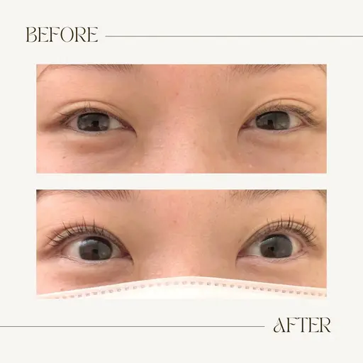 初回限定🉐大好評!まぶたごと上げるパーマ✨ 一重、たるみまぶた、重たい奥二重等、まぶた悩みに特化🌟まつ毛の短い方も!