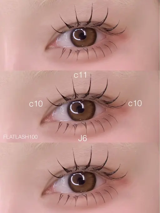 上下マツエクセット🤍上100本🎀下30本🎀