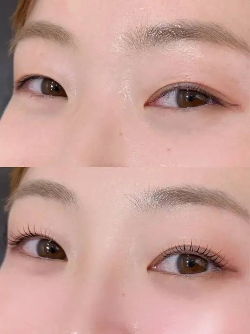 【まつ毛パーマ】カールor立ち上げデザイン