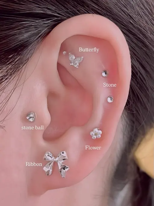 予約リクエストのみ＊耳つぼジュエリー＊1粒¥330~🎀