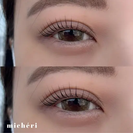 似合わせまつ毛パーマ（上）